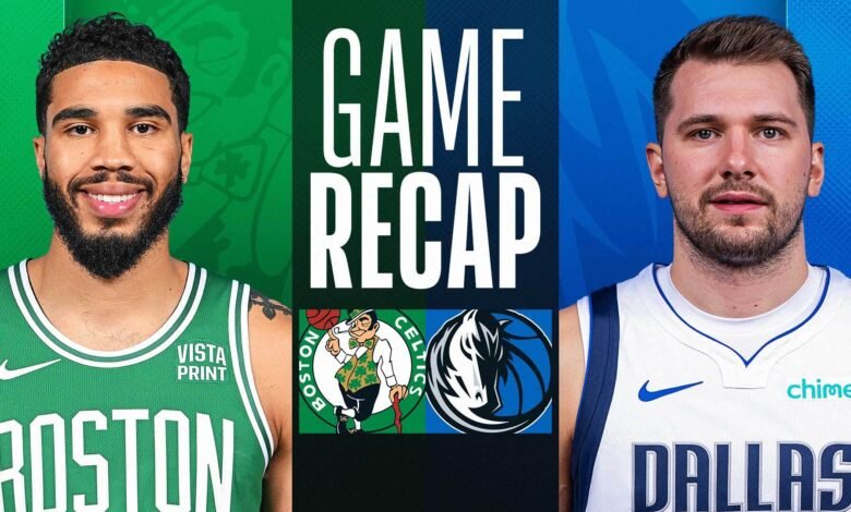 dallas mavericks vs boston celtics match player stats